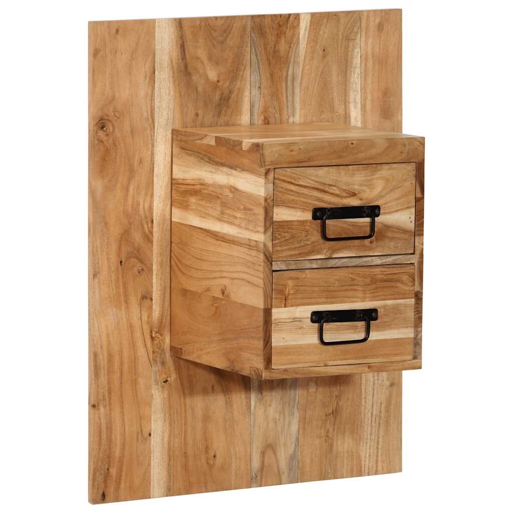 vidaXL Éjjeli szekrény 60x32x80 cm tömör akácfa