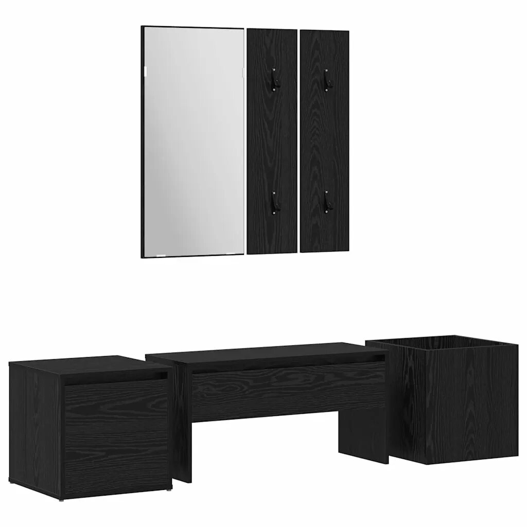 vidaXL Előszoba bútorkészlet 6 db 80 x 31 x 40 cm Szerelt Fa