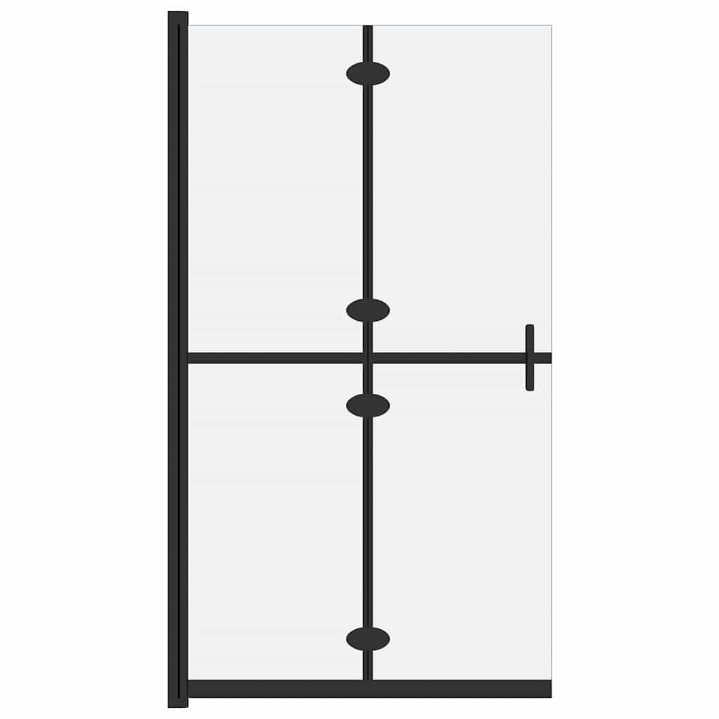 vidaXL ESG tejüveg összecsukható zuhanyfal 110 x 190 cm