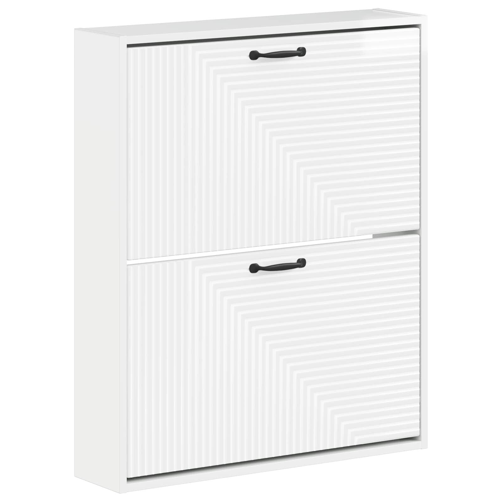 vidaXL Fali Cipőtartó HAARLEM 71 x 17 x 86 cm Szerelt Fa