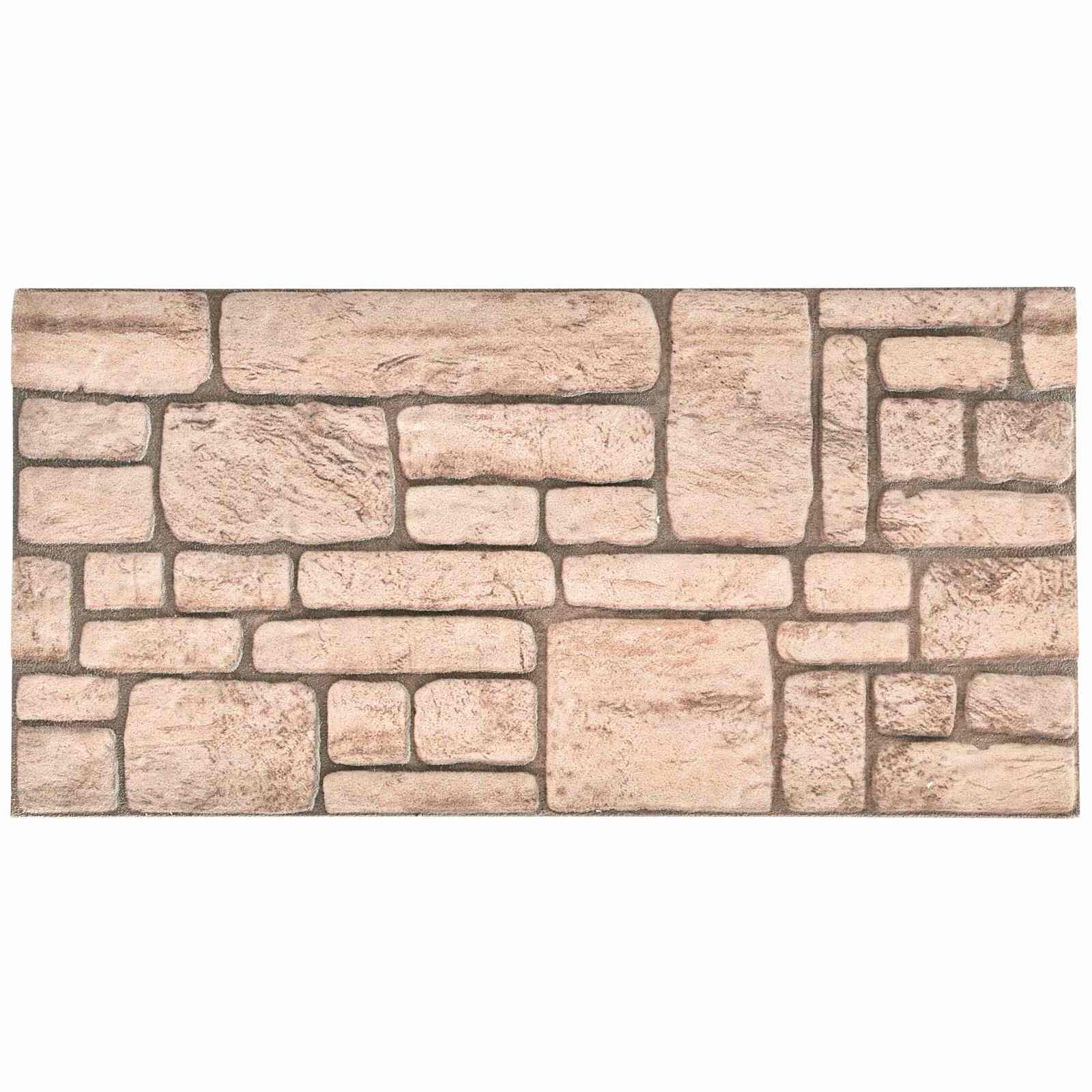 vidaXL Fali panelek 10 db 100 x 50 cm Bézs EPS Hab