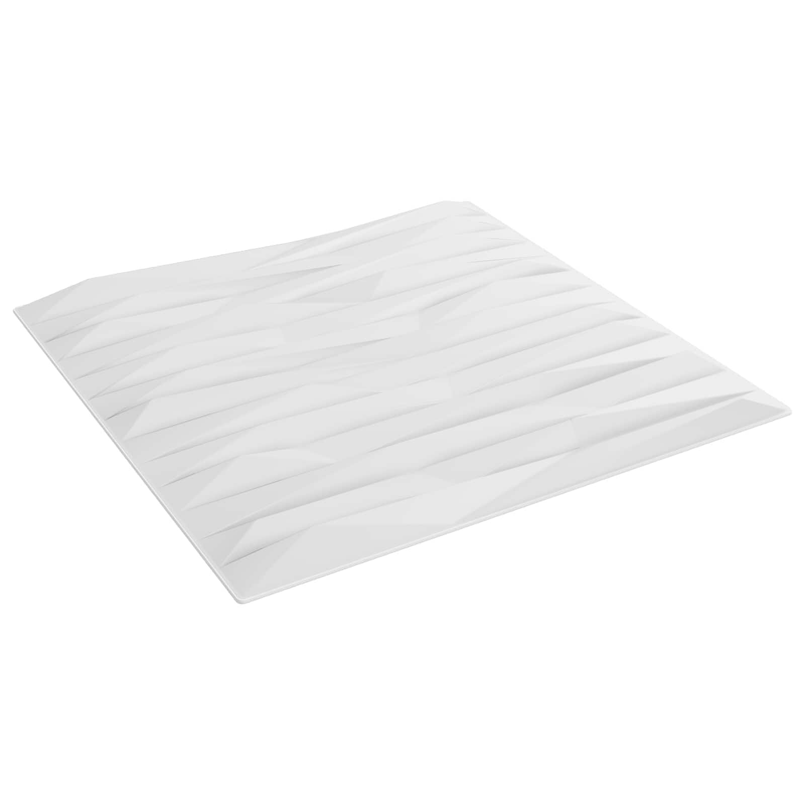 vidaXL Fali panelek 24 db 50 x 50 cm Fehér kő XPS Hab