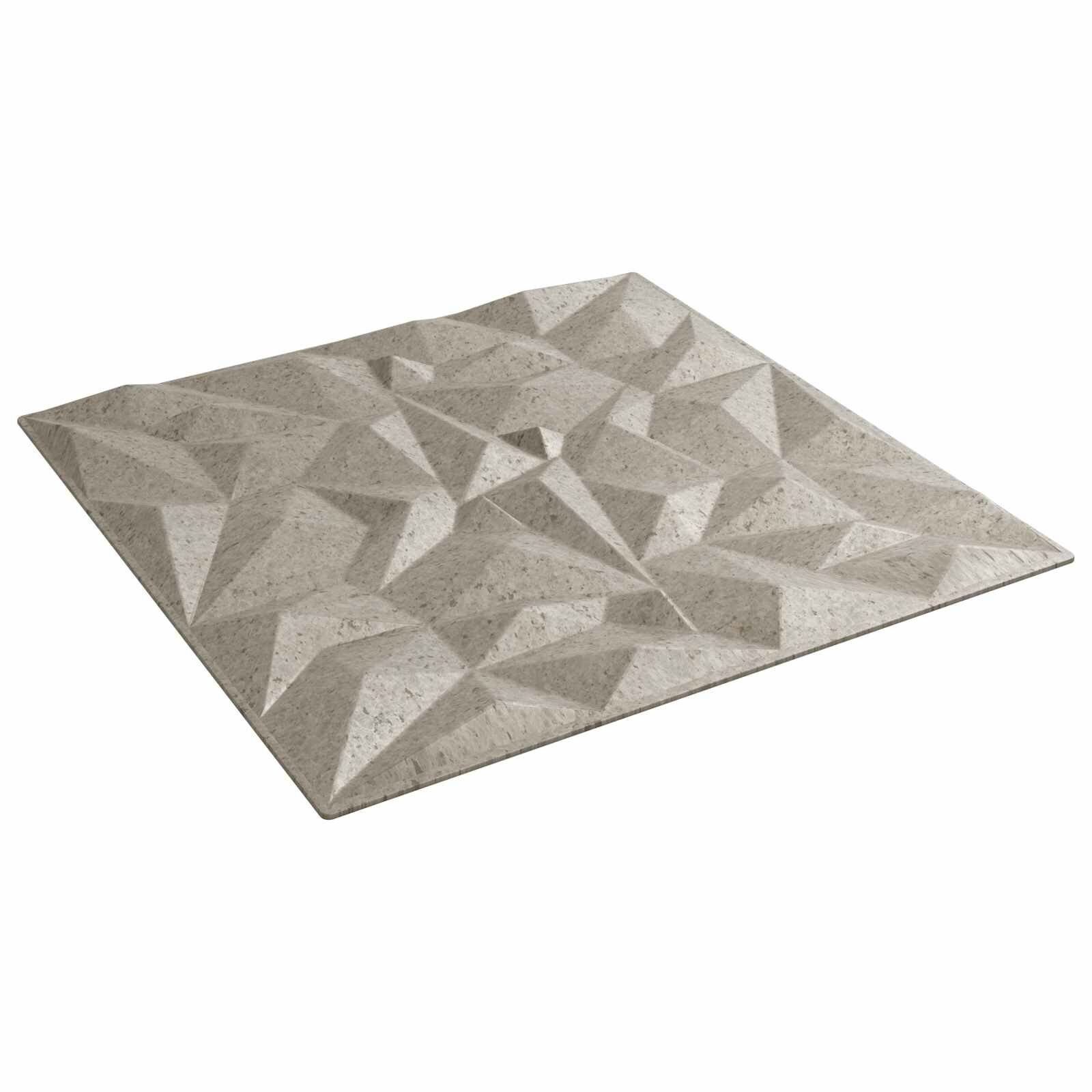 vidaXL Fali panelek 48 db 50 x 50 cm Ametiszt Beton XPS Hab