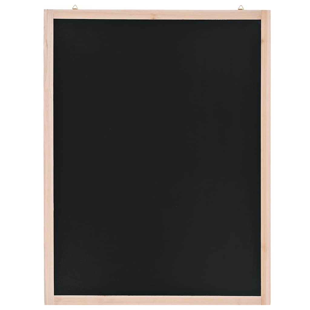 vidaXL falra függeszthető cédrusfa iskolatábla 60 x 80 cm