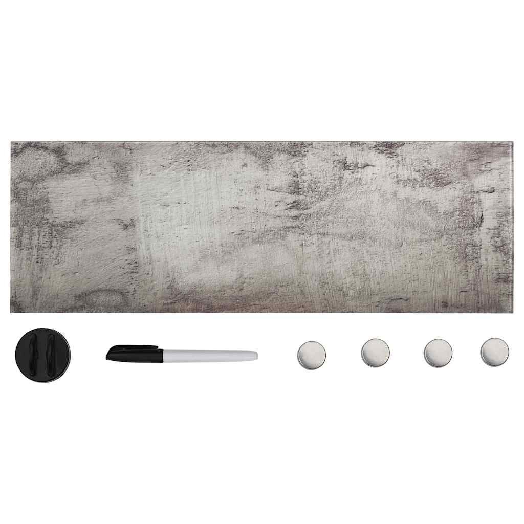 vidaXL falra szerelhető mágneses üvegtábla 60 x 20 cm