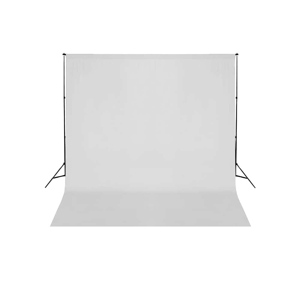 vidaXL fehér háttértartó állványrendszer 600 x 300 cm