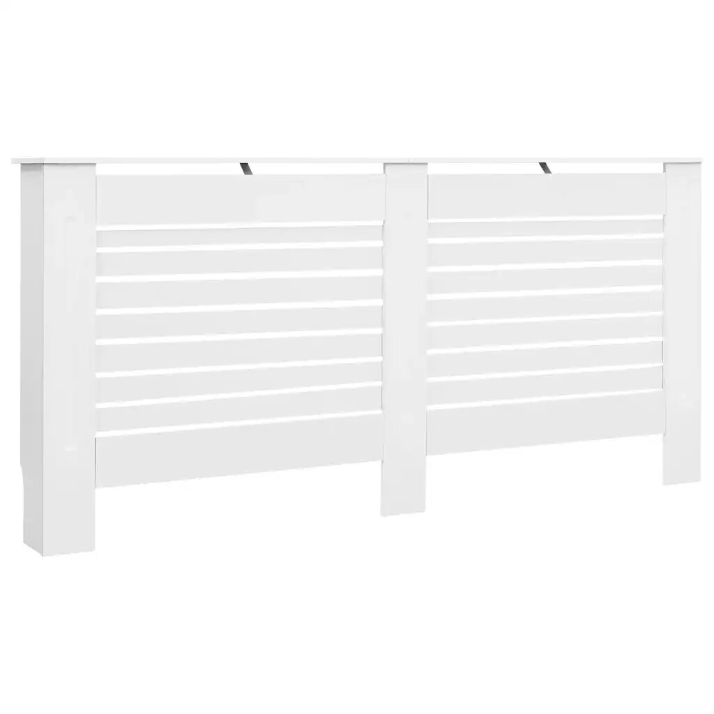 vidaXL fehér MDF radiátorburkolat 172 x 19 x 815 cm