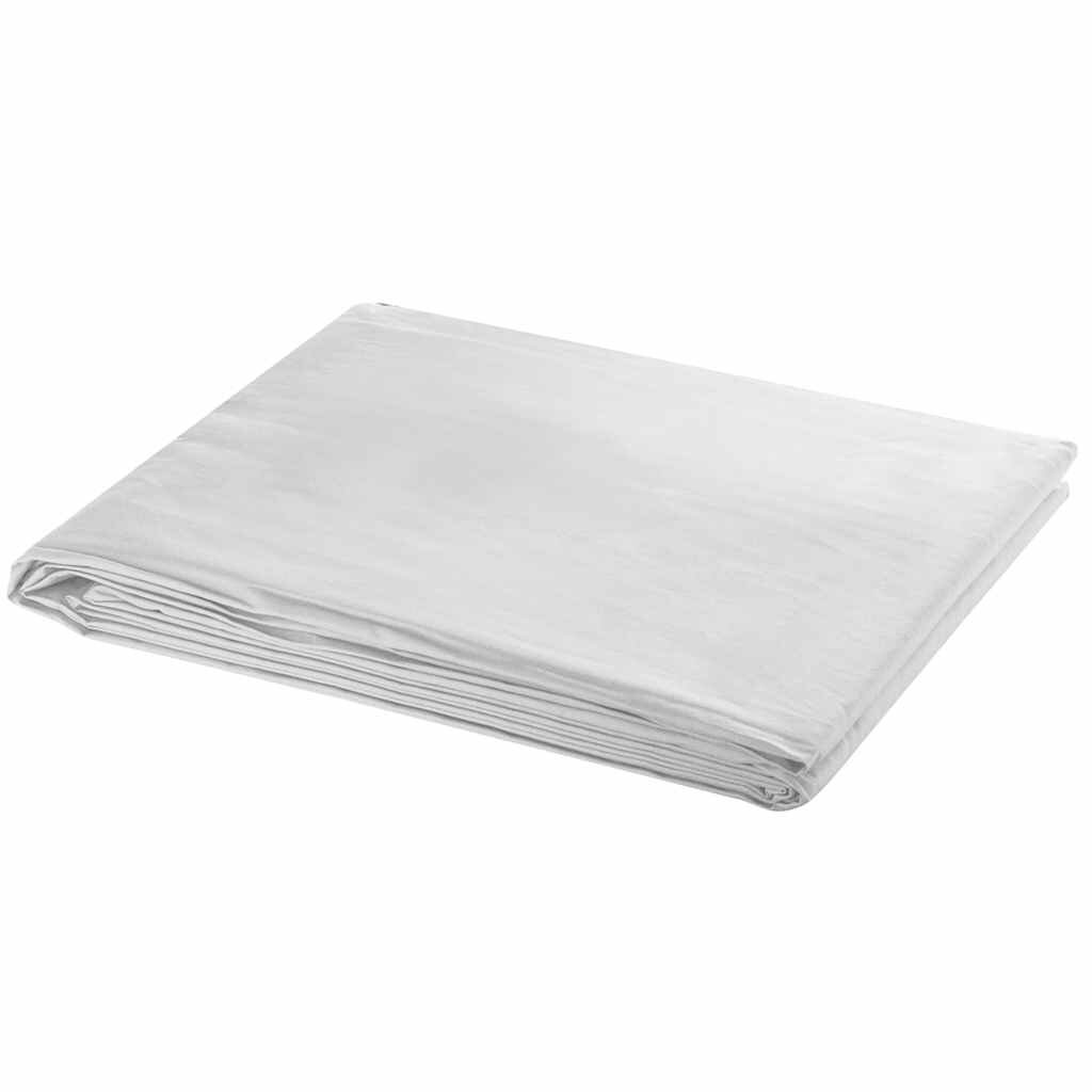 vidaXL fehér pamut háttér 300 x 300 cm