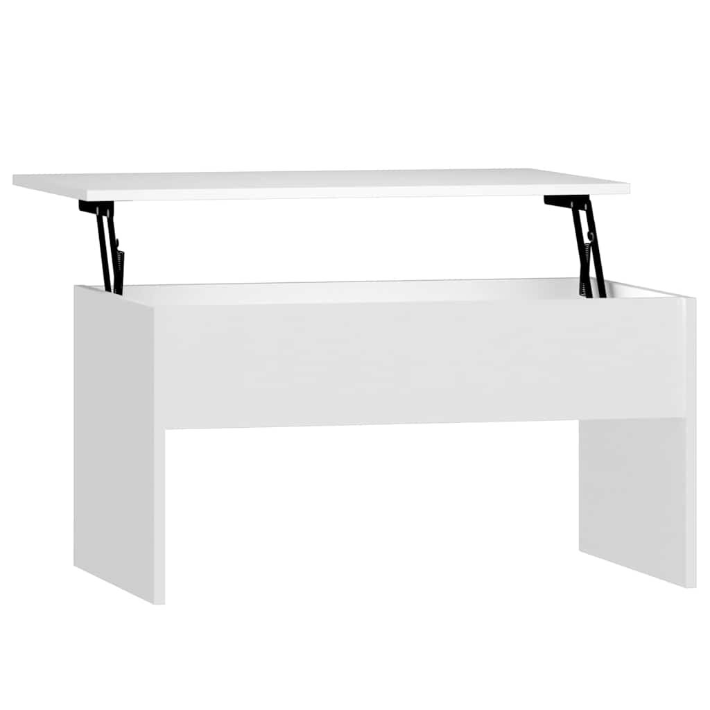 vidaXL fehér szerelt fa dohányzóasztal 80 x 505 x 415 cm