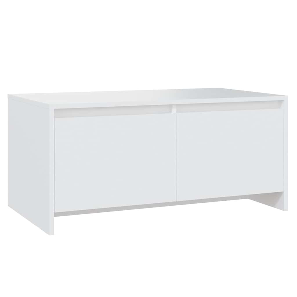 vidaXL fehér szerelt fa dohányzóasztal 90x50x415 cm