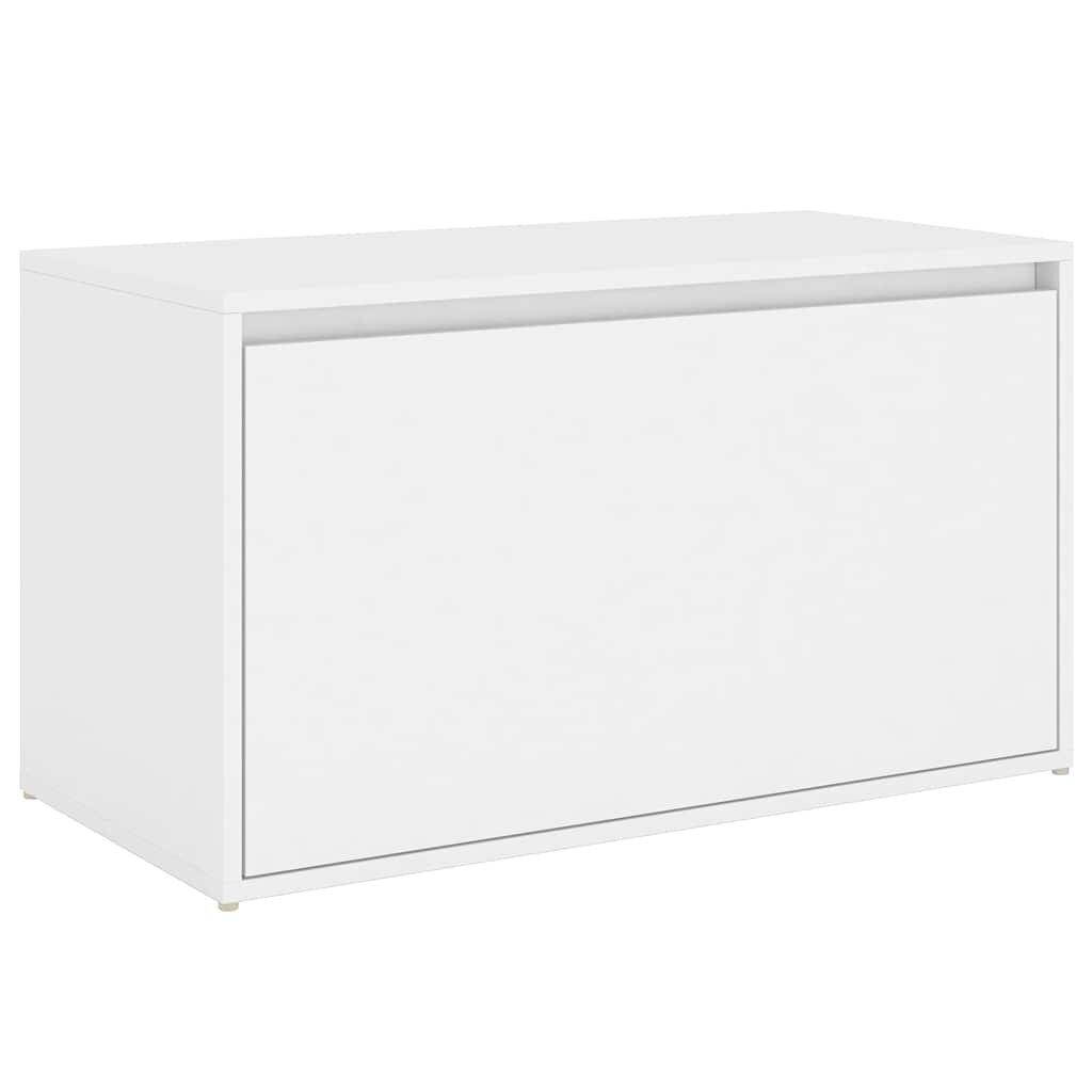 vidaXL fehér szerelt fa előszoba pad 80 x 40 x 45 cm
