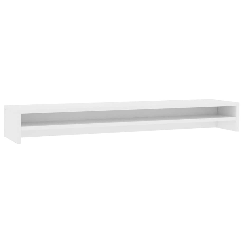 vidaXL fehér szerelt fa monitorállvány 100 x 24 x 13 cm