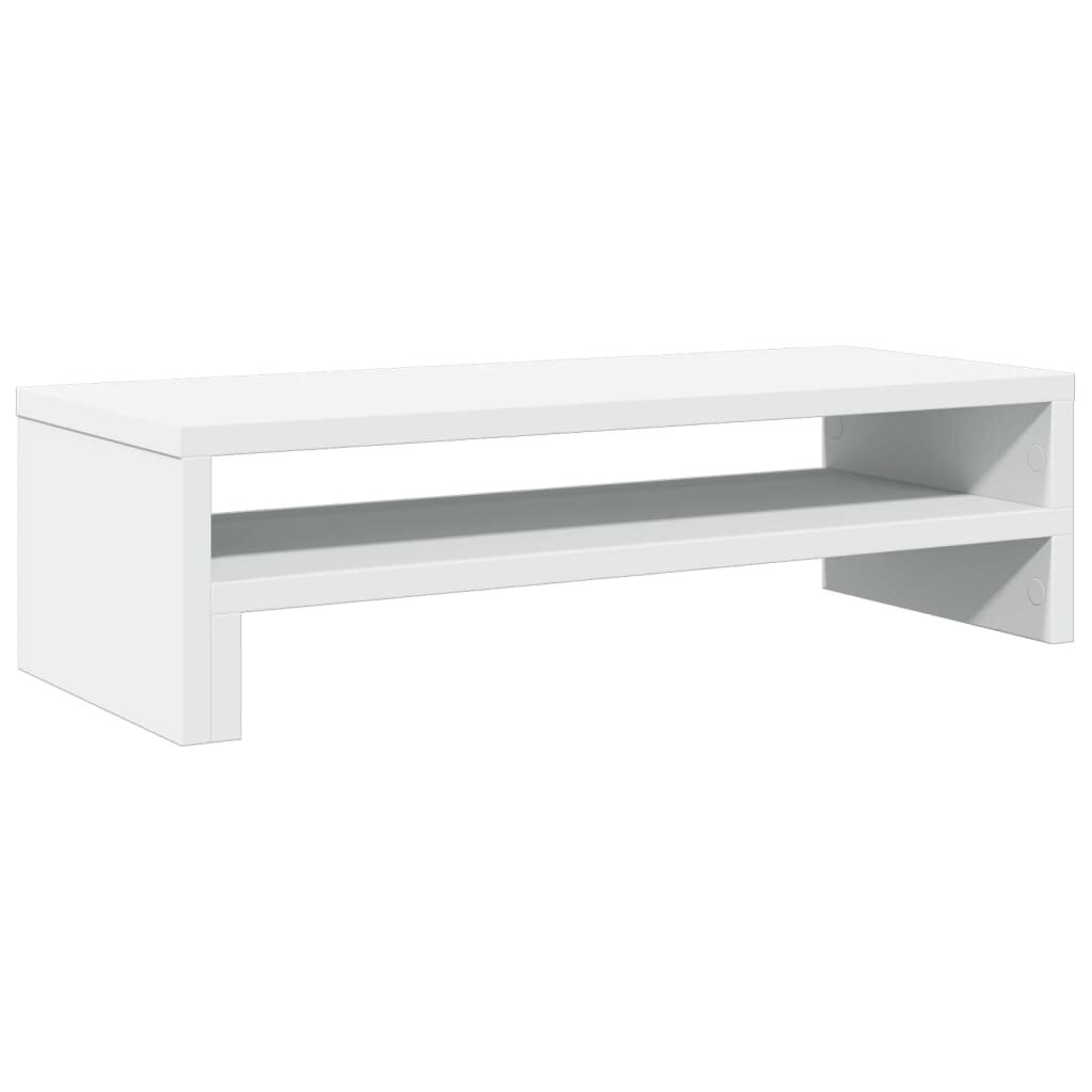 vidaXL fehér szerelt fa monitorállvány 54 x 22 x 15 cm