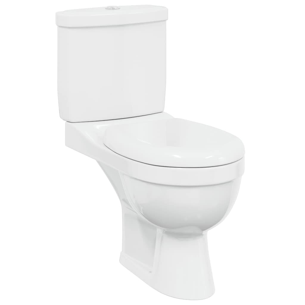 vidaXL fehér WC tartállyal