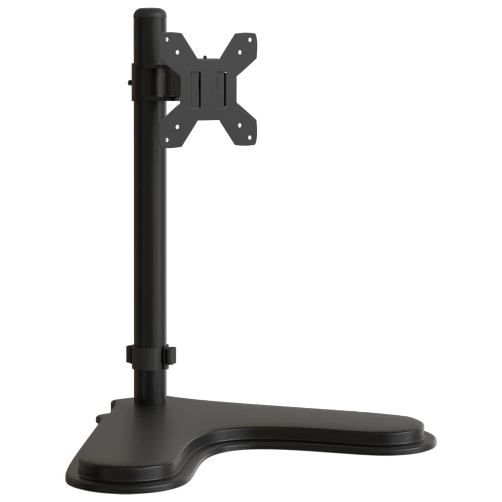 vidaXL fekete acél monitorállvány VESA 75/100 mm