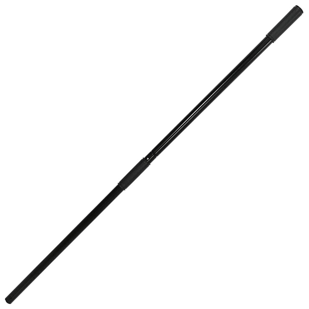 vidaXL fekete acél vasvillanyél Ø35 x 1275 cm