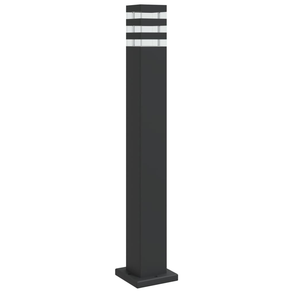 vidaXL fekete alumínium kültéri állólámpa 80 cm