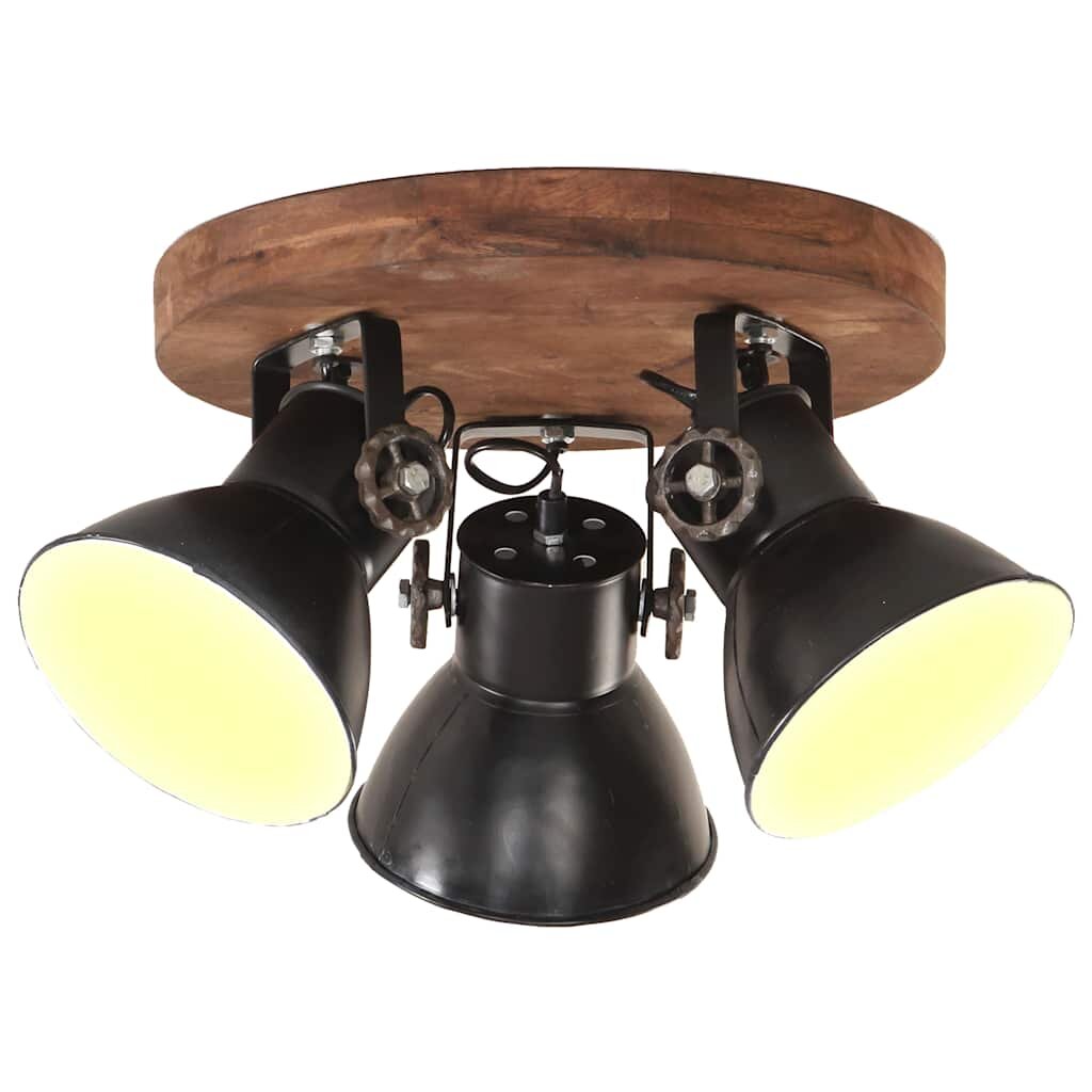 vidaXL fekete ipari függőlámpa 25 W 42 x 27 cm E27