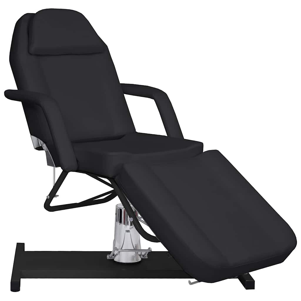vidaXL fekete masszázsasztal 180 x 62 x (87-112) cm