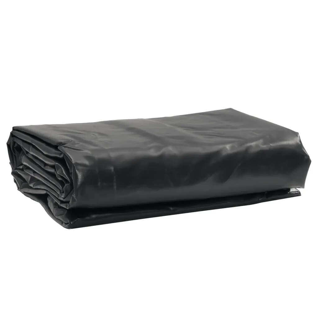 vidaXL fekete ponyva 5 x 7 m 650 g/m²