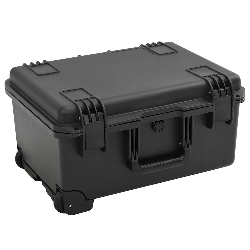vidaXL fekete PP hordozható repülős tok 55 x 415 x 29 cm