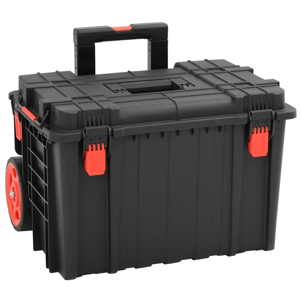 vidaXL fekete PP hordozható repülős tok 565 x 455 x 48 cm