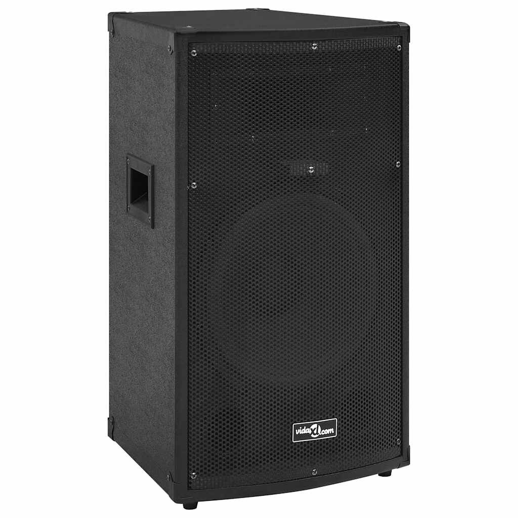 vidaXL fekete professzionális passzív hifi színpadi hangszóró 150 W