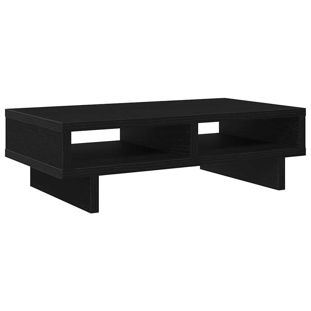 vidaXL fekete tölgy színű szerelt fa monitorállvány 50 x 27 x 15 cm