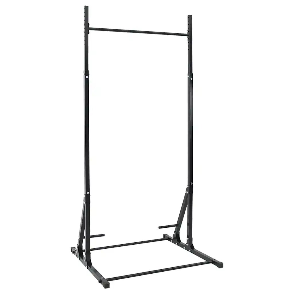 vidaXL Felhúzós Rúd Állomás Fekete 1005 x 102 x 2345 cm