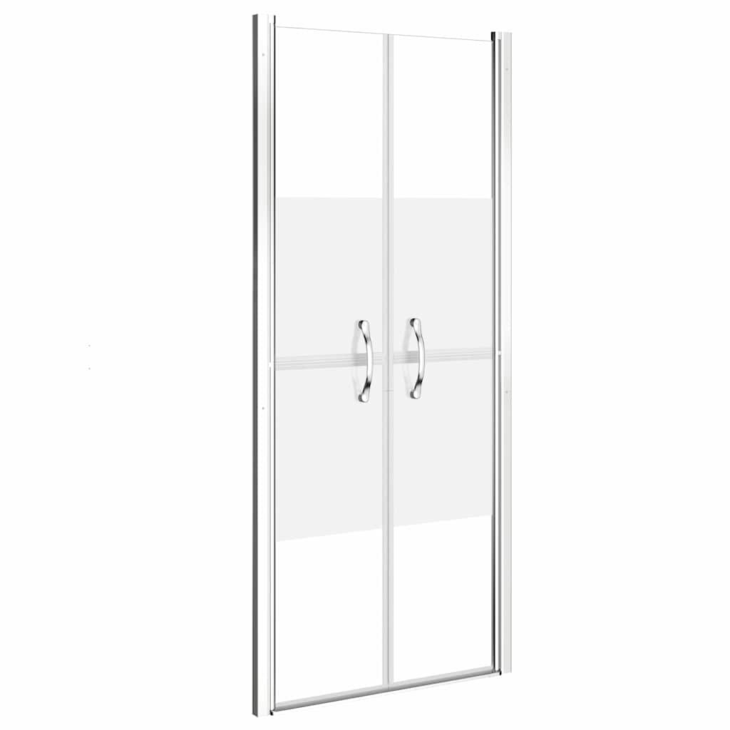 vidaXL félig matt ESG zuhanyajtó 86 x 190 cm