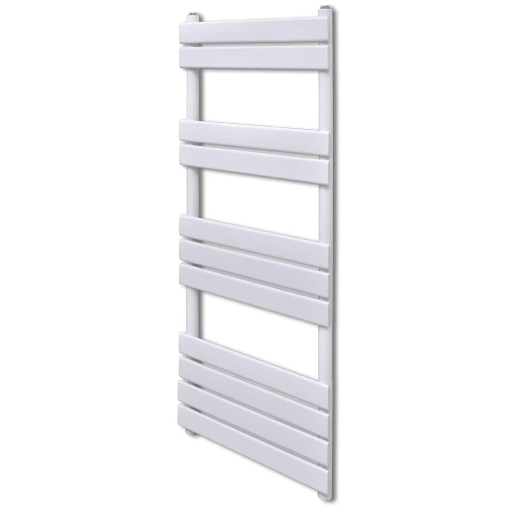 vidaXL Fürdőszobai egyenes törölközőradiátor központi fűtéssel 600 x 1200 mm