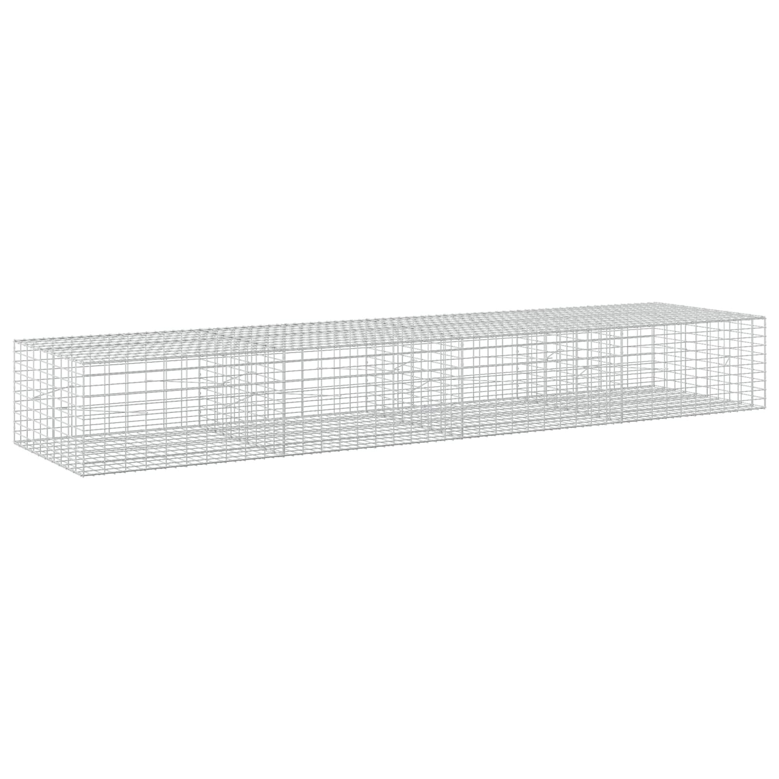 vidaXL Gabion 35 mm dróttal és 5x10 cm-es hálóval 400x100x50 cm
