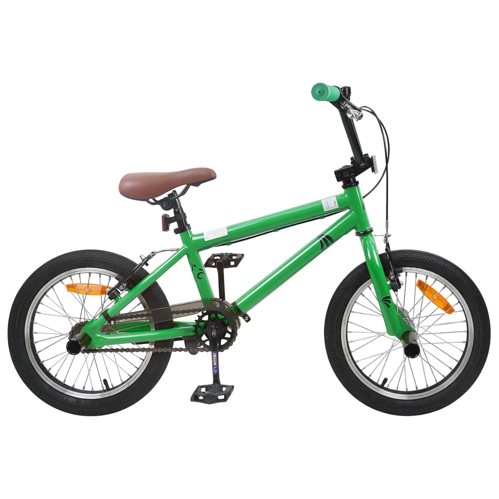 vidaXL Gyerek BMX Kerékpár 16 Hüvelyk 5-8 éves korig való Zöld