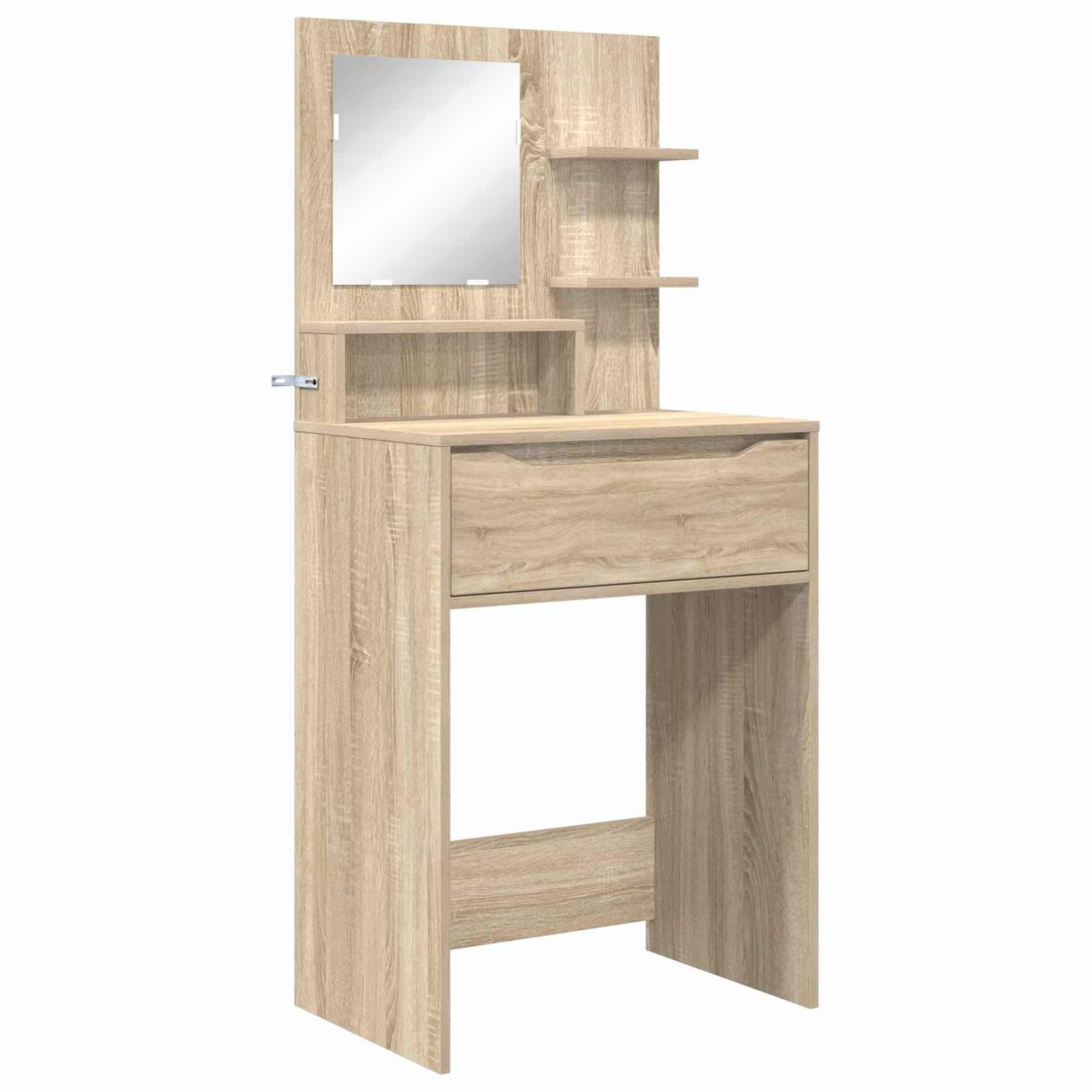 vidaXL Hálószobai Öltözködő Asztalok Sonoma Tölgy 60 x 395 x 135 cm