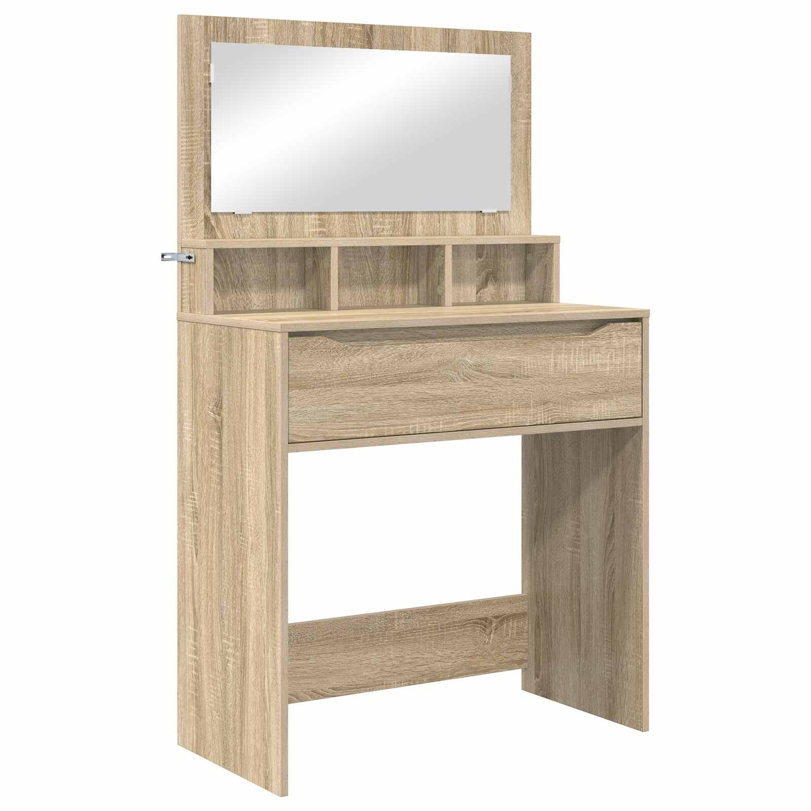 vidaXL Hálószobai Öltözködő Asztalok Sonoma tölgy 80 x 396 x 135 cm