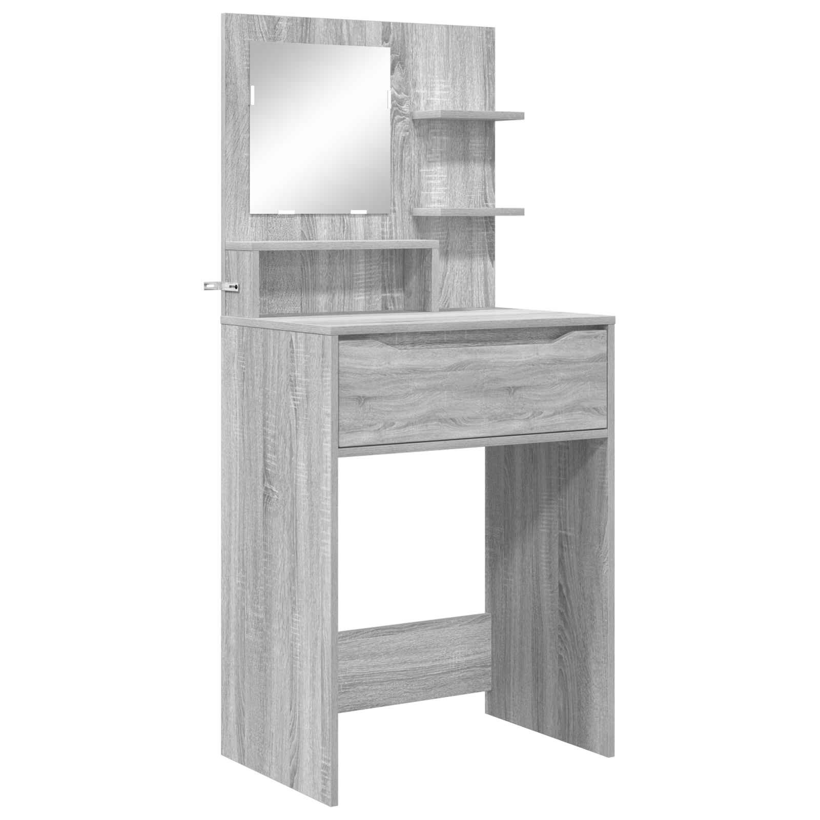 vidaXL Hálószobai Öltözködő Asztalok Szürke Sonoma 60 x 395 x 135 cm