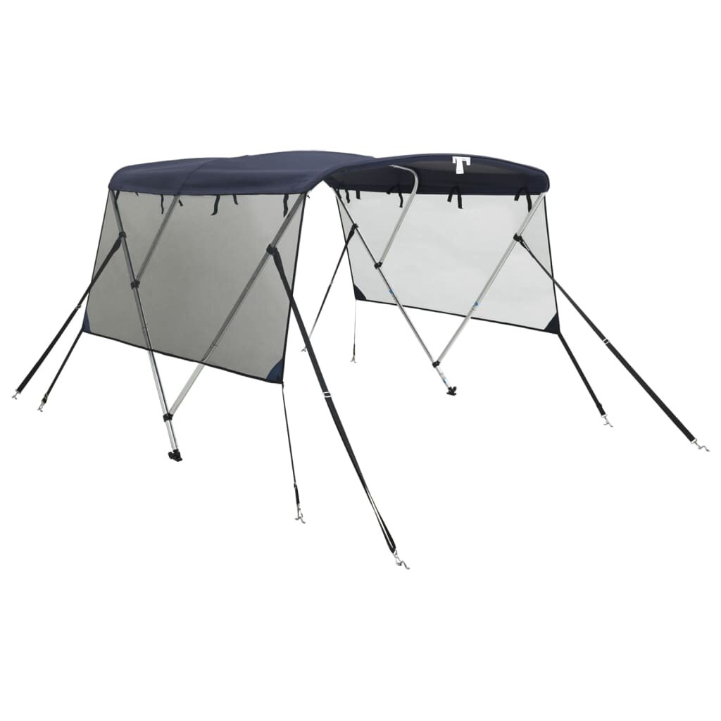 vidaXL háromágú bimini tető hálós oldalfalakkal 183x(170-182)x137 cm