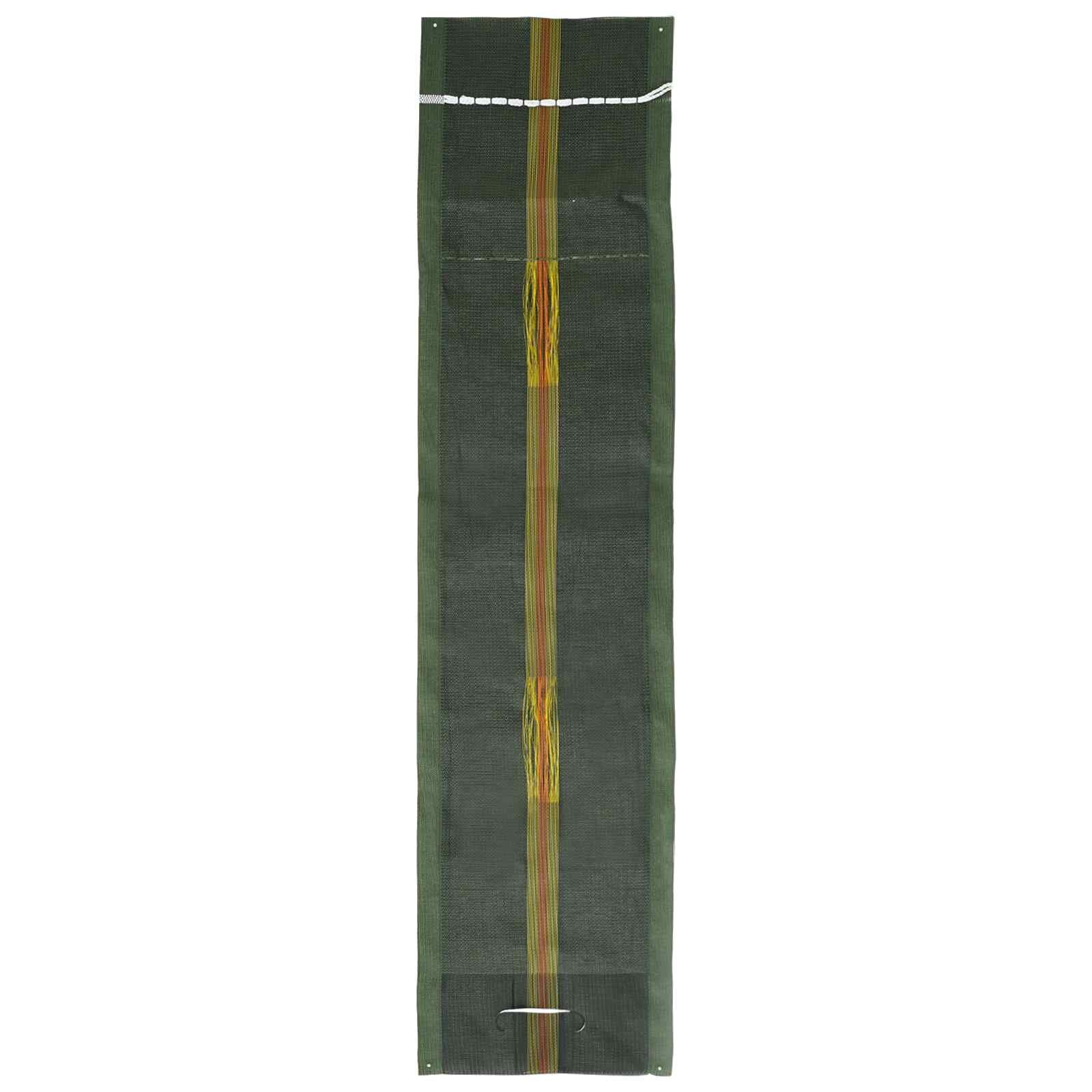 vidaXL Homokzsákok 100 db Sötétzöld 120 x 27 cm HDPE