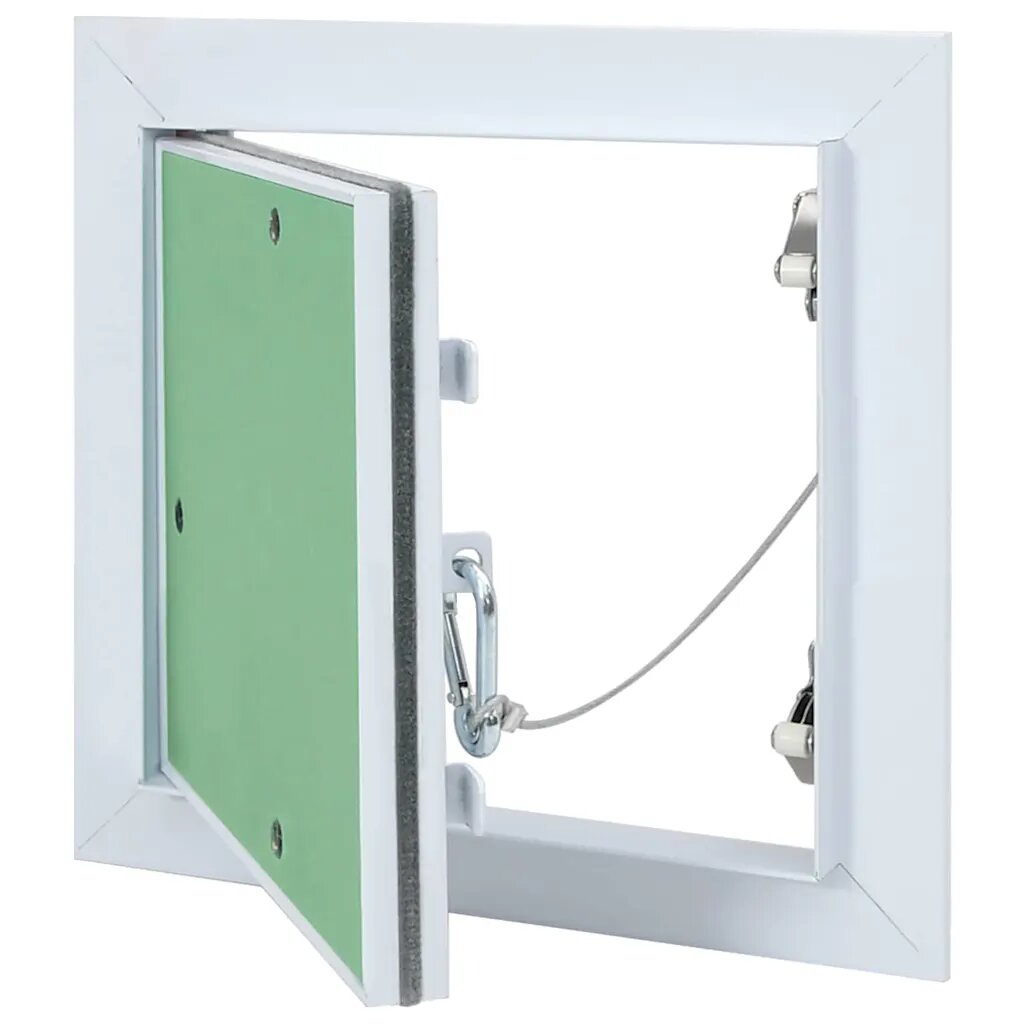 vidaXL Hozzáférési panel Zöld és Ezüst 20 x 20 cm