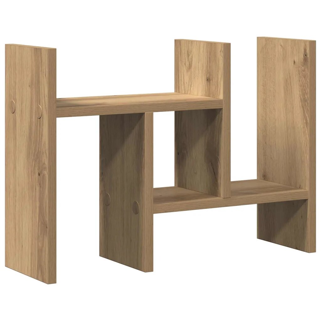 vidaXL Íróasztali rendező Kézműves Tölgy 345 x 155 x 355 cm