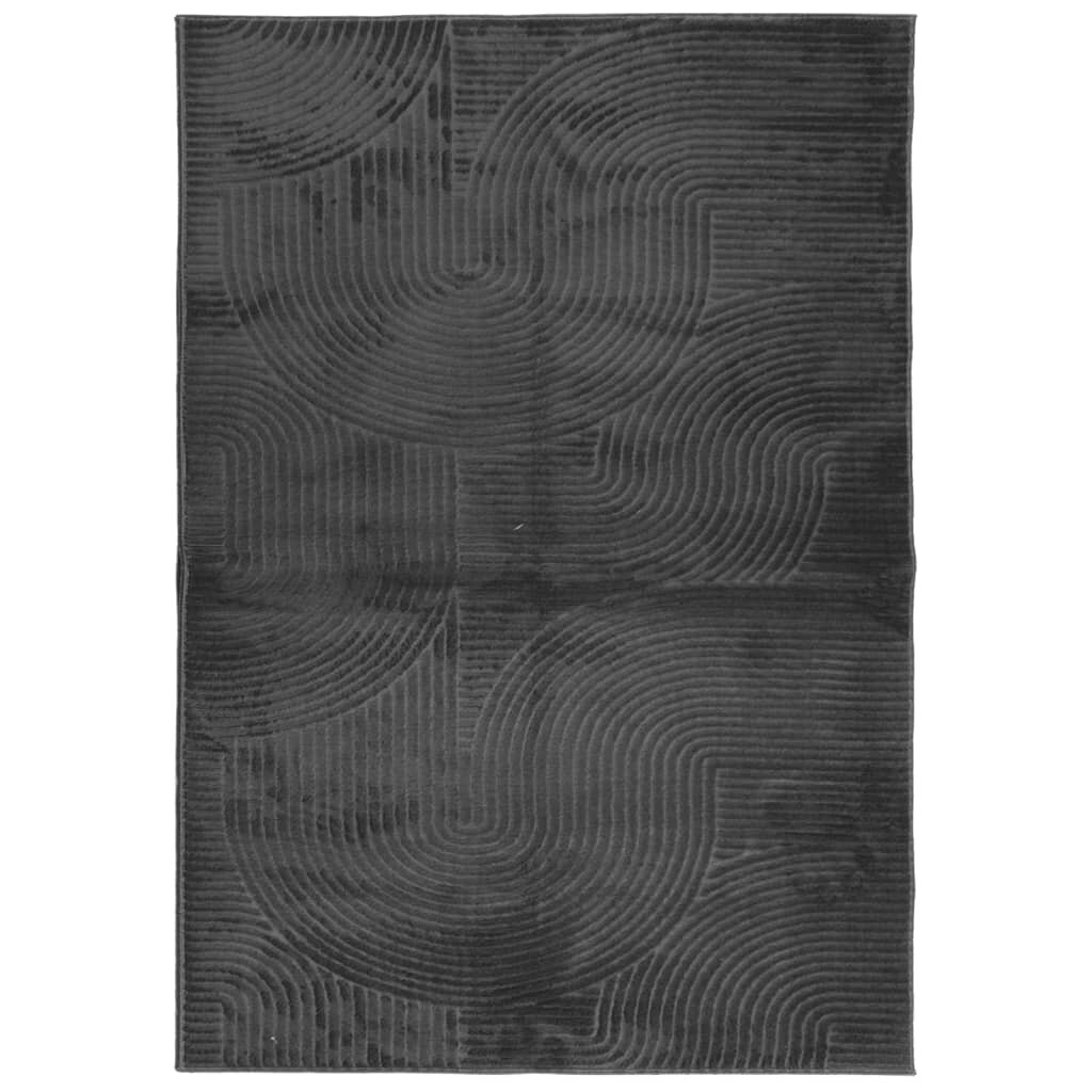 vidaXL IZA antracit rövid szálú skandináv stílusú szőnyeg 120 x 170 cm