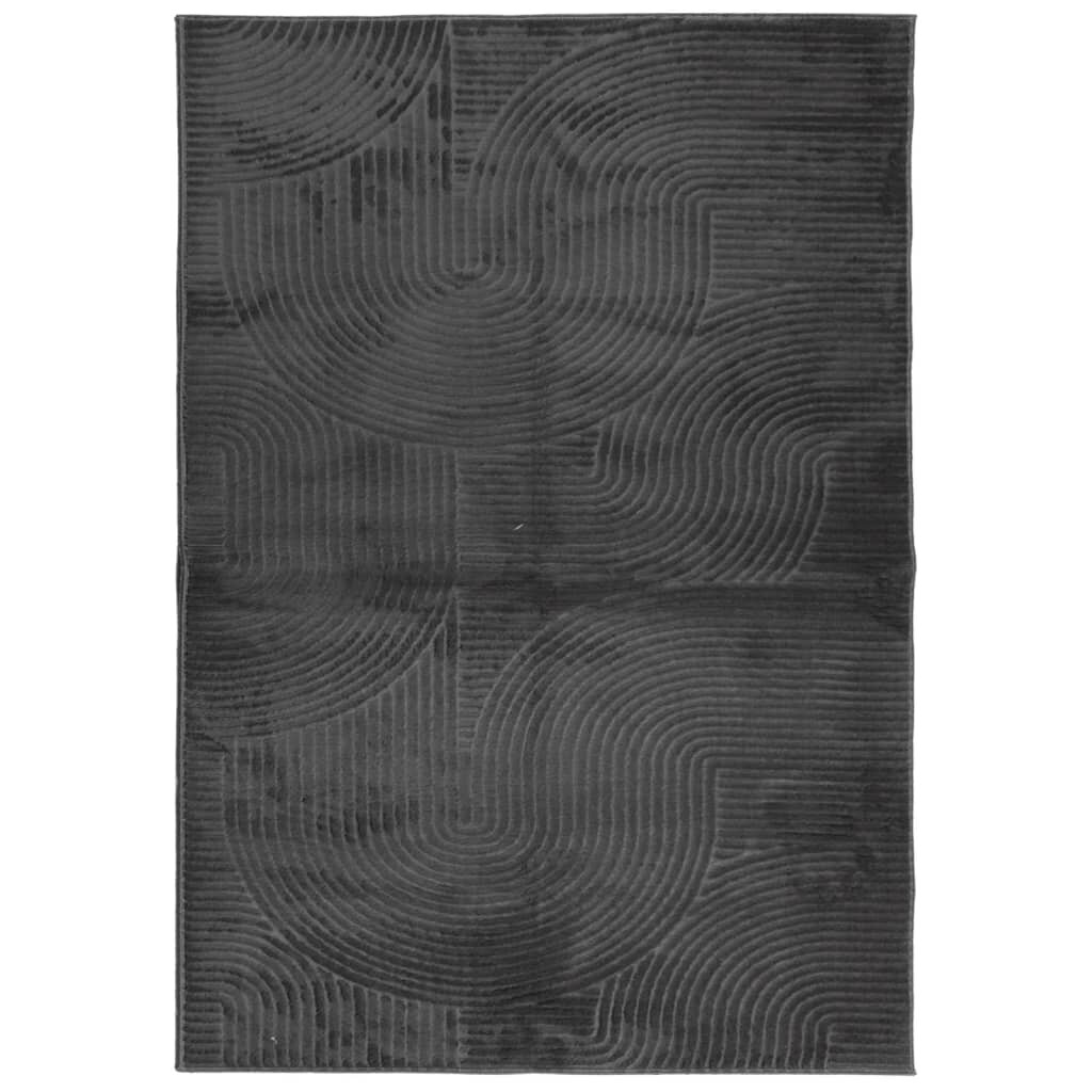 vidaXL IZA antracit rövid szálú skandináv stílusú szőnyeg 160 x 230 cm