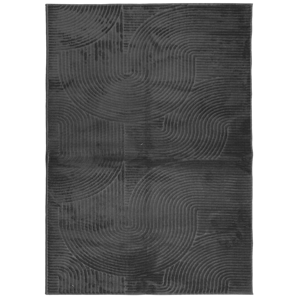 vidaXL IZA antracit rövid szálú skandináv stílusú szőnyeg 200 x 280 cm