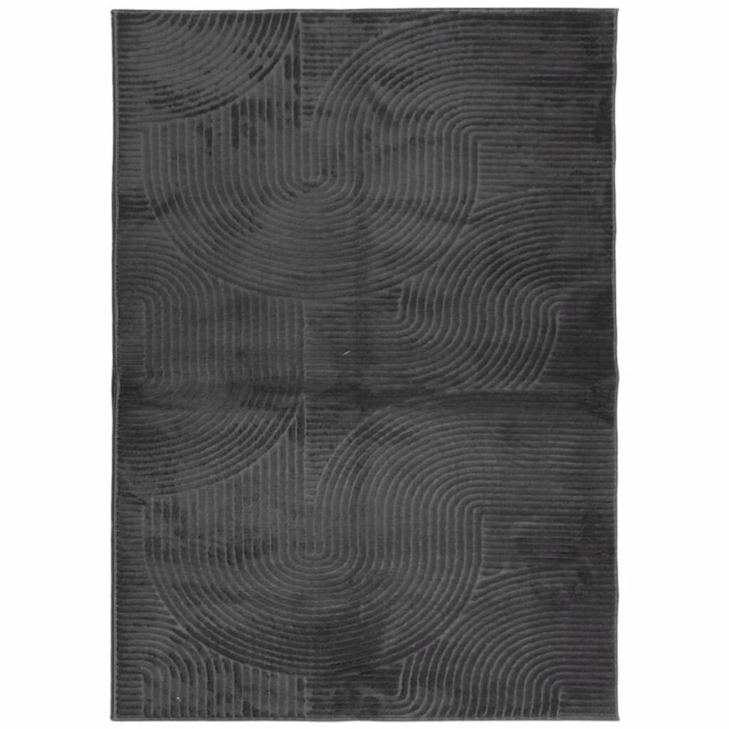 vidaXL IZA antracit rövid szálú skandináv stílusú szőnyeg 240 x 340 cm