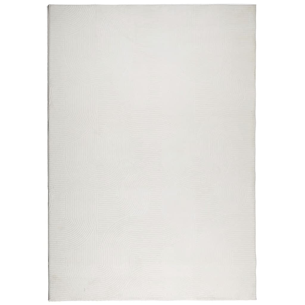 vidaXL IZA krémszínű rövid szálú skandináv stílusú szőnyeg 160x230 cm