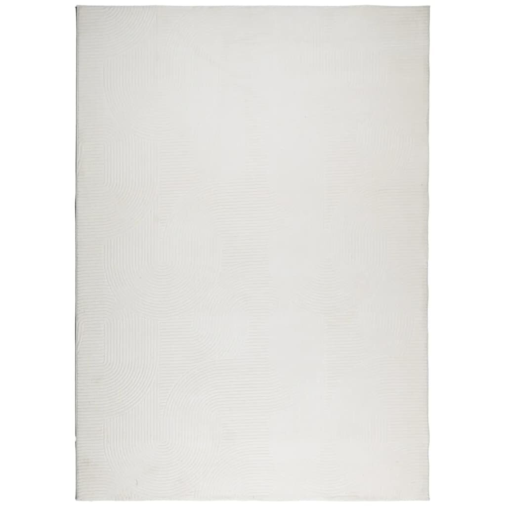 vidaXL IZA krémszínű rövid szálú skandináv stílusú szőnyeg 200x280 cm