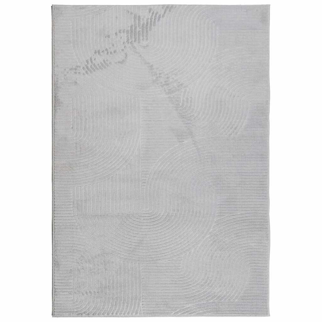 vidaXL IZA szürke rövid szálú skandináv stílusú szőnyeg 160 x 230 cm