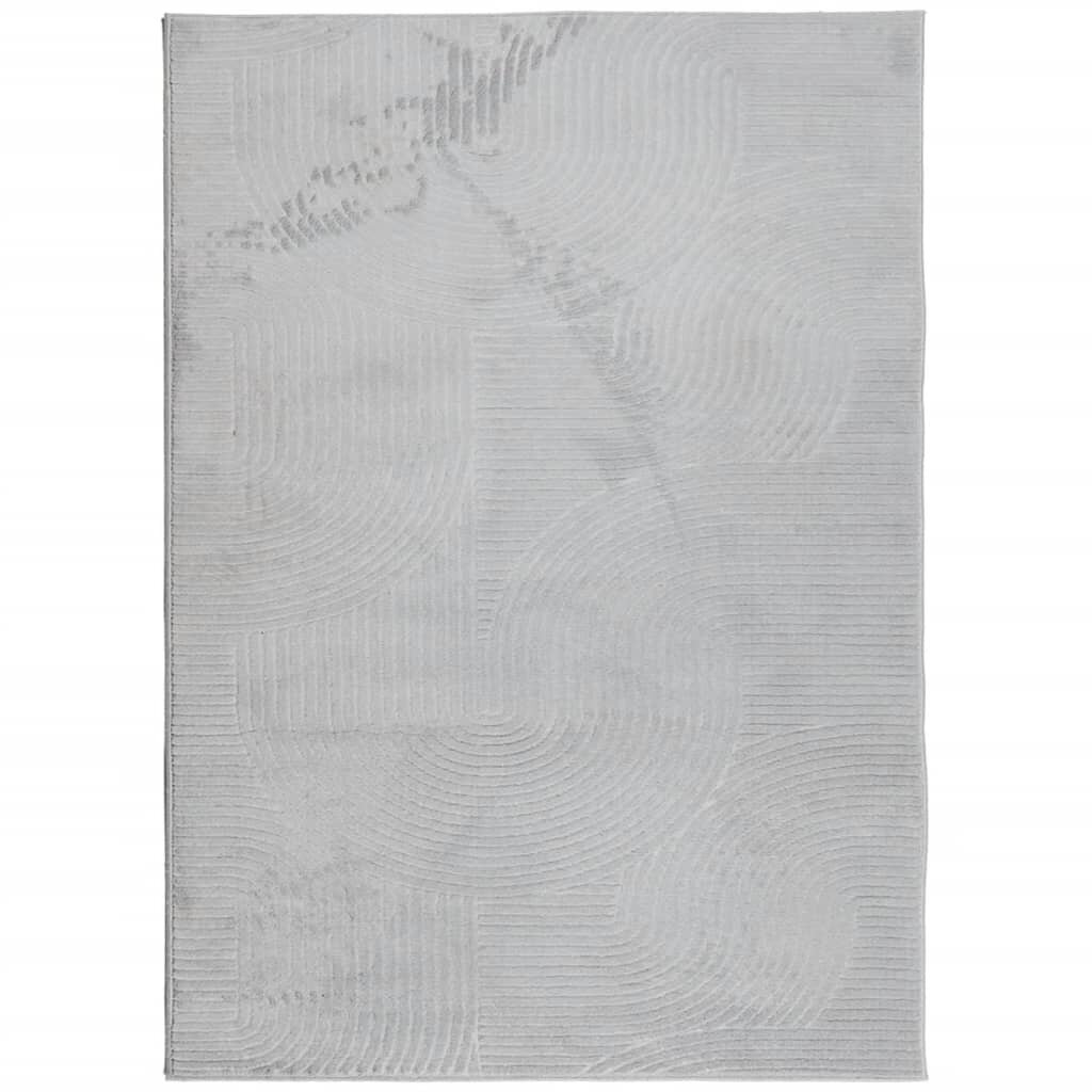 vidaXL IZA szürke rövid szálú skandináv stílusú szőnyeg 200 x 280 cm