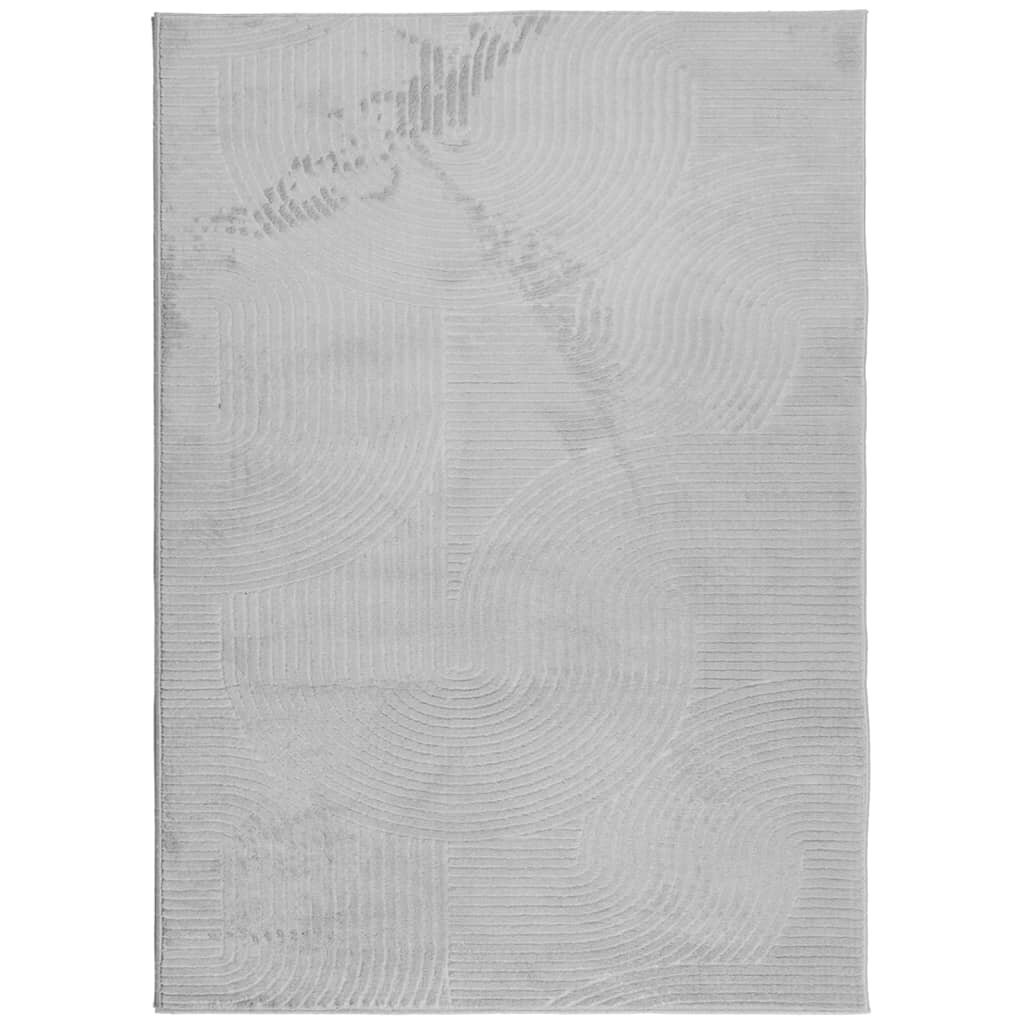 vidaXL IZA szürke rövid szálú skandináv stílusú szőnyeg 240 x 340 cm