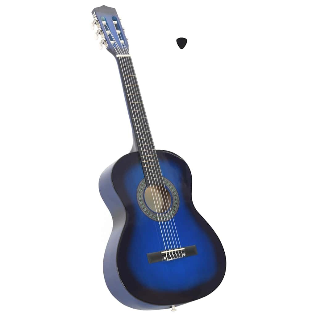 vidaXL kék klasszikus gitár kezdőknek és gyerekeknek 3/4 36